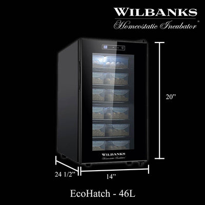 Wilbanks Homeostatic Incubator™ EcoHatch 46L - (Holds 4 Ball Python Clutches)