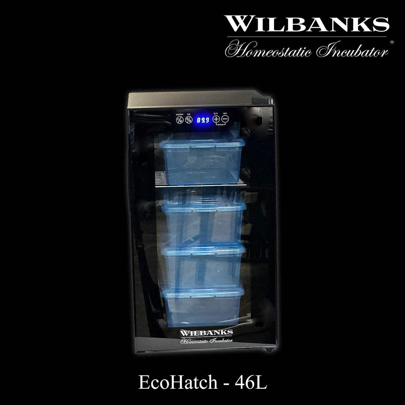 Wilbanks Homeostatic Incubator™ EcoHatch 46L - (Holds 4 Ball Python Clutches)