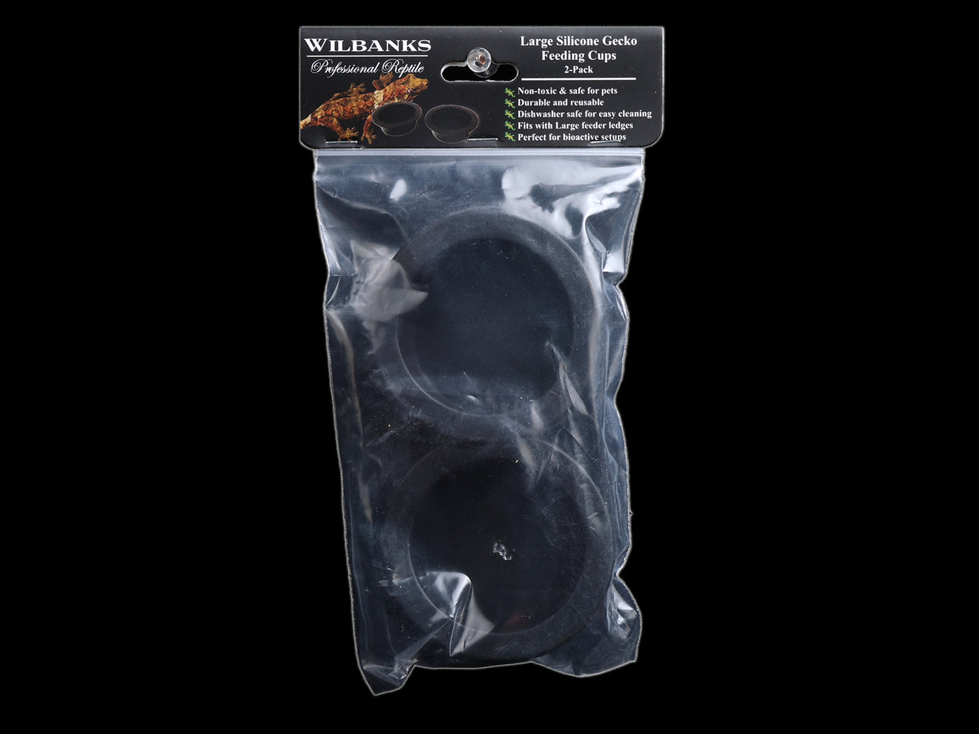 Wilbanks Large Silicone Gecko Feeding Cups - 2 Pack