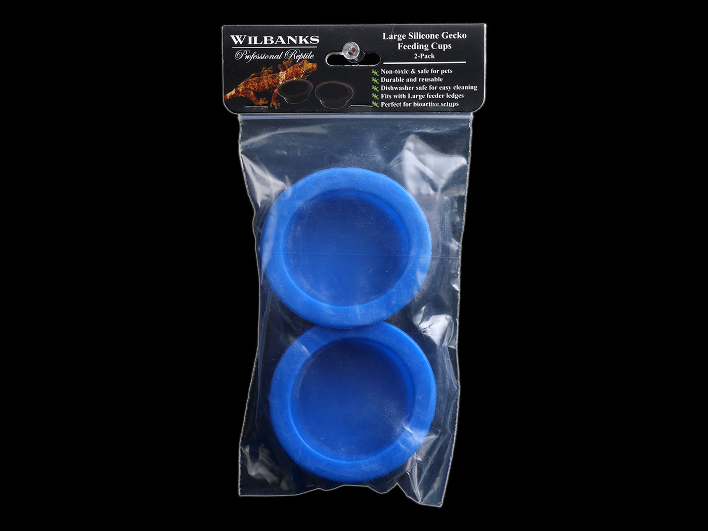 Wilbanks Large Silicone Gecko Feeding Cups - 2 Pack