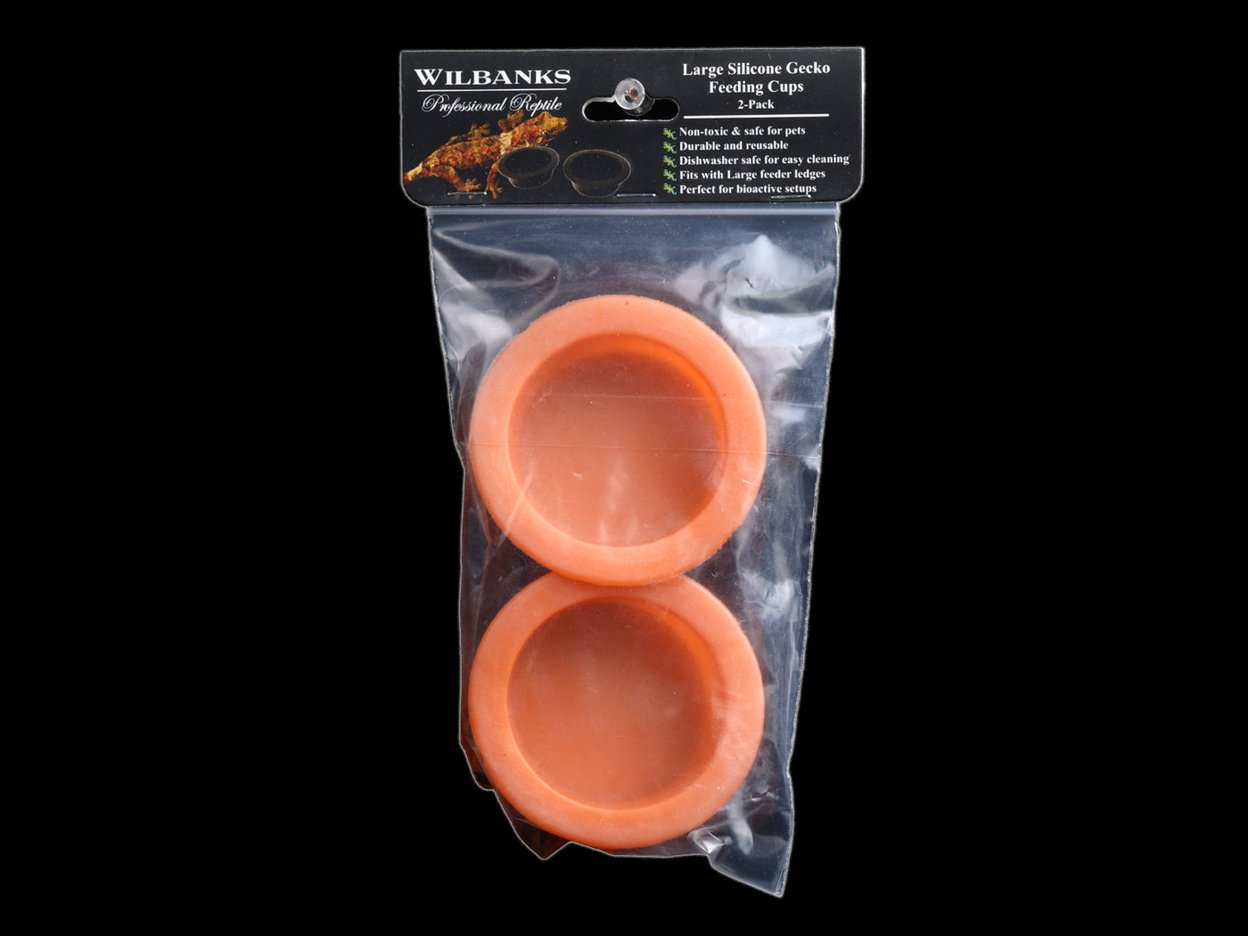 Wilbanks Large Silicone Gecko Feeding Cups - 2 Pack