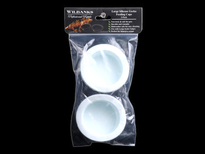 Wilbanks Large Silicone Gecko Feeding Cups - 2 Pack