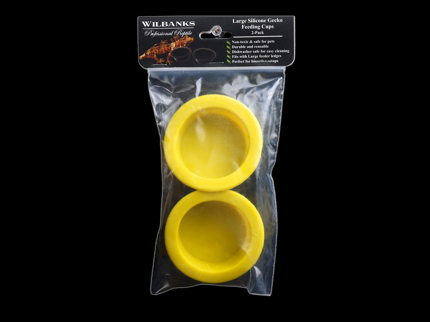 Wilbanks Large Silicone Gecko Feeding Cups - 2 Pack