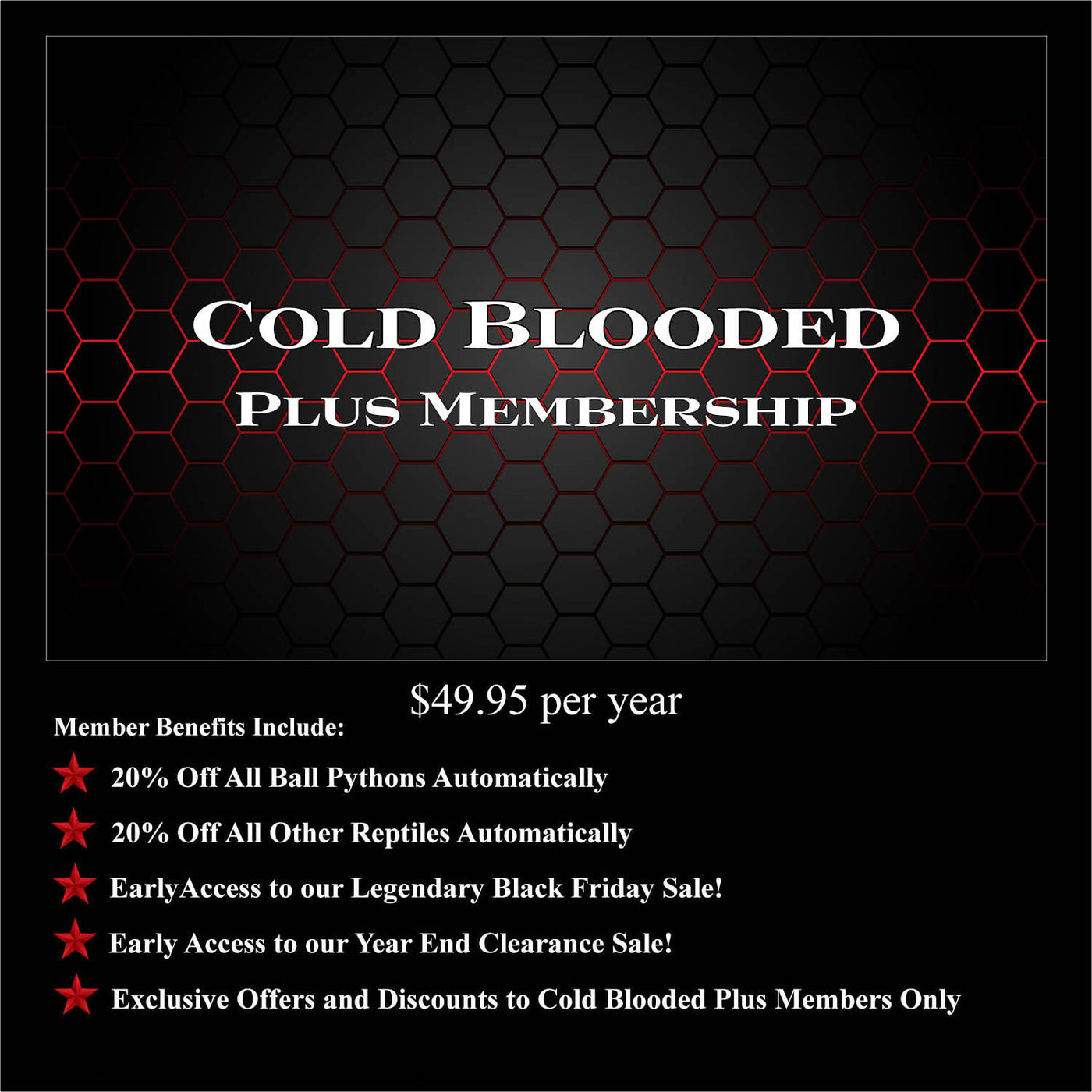 Cold Blooded Premium Membership