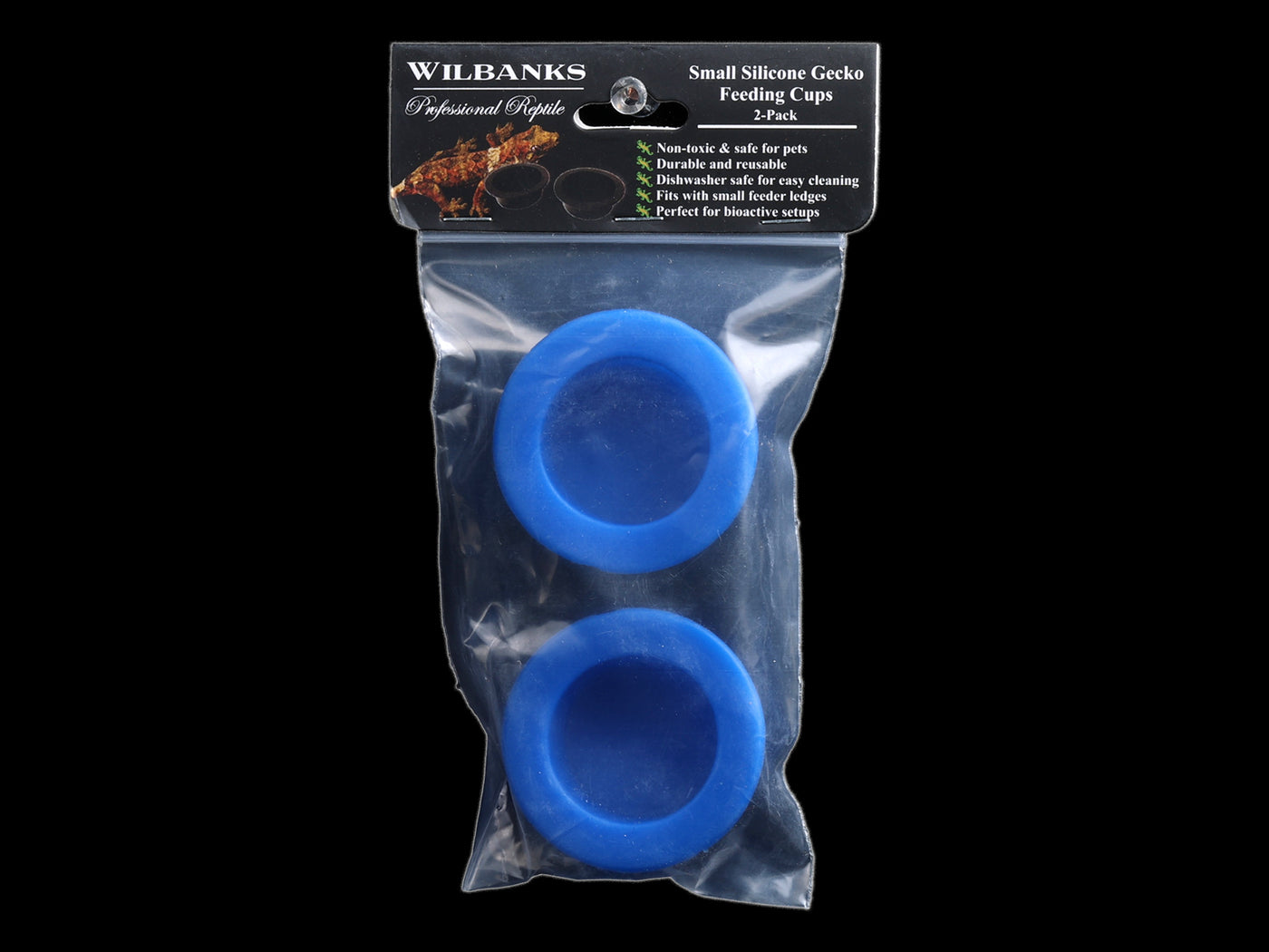 Wilbanks Small Silicone Gecko Feeding Cups - 2 Pack